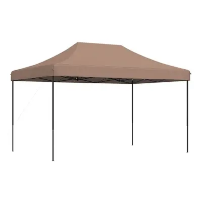 (brown, without sidewall) vidaXL Foldable Tent Pop-up Outdoor Party Tent Garden Gazebo Canopy Sh