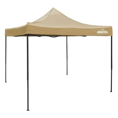 Premium 3x3m Pop-Up Gazebo, Heavy Duty, Water Resistant, Carry Bag, Stakes & Weight Bags - Beige