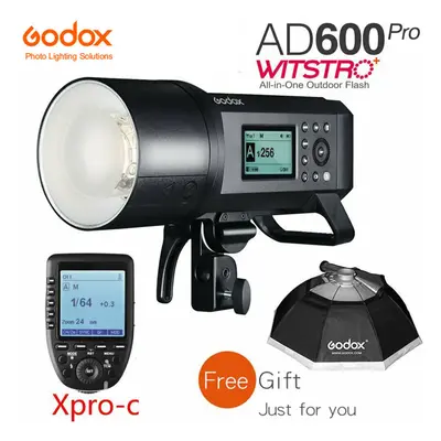 Godox AD600Pro TTL HSS Outdoor Flash+XPRO-C for Canon+120cm Softbox