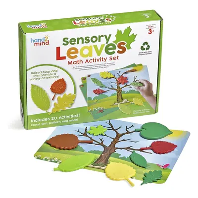 Learning Resources Sensory Leaves maths Activity Set, Pattern Play, Shape Puzzle, Pattern Blocks