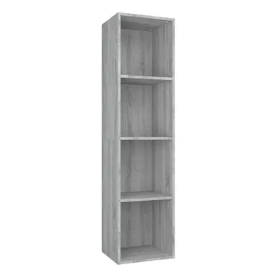 (Grey sonoma) vidaXL Book Cabinet/TV Cabinet Engineered Wood Highboard Cupboard Bookshelf