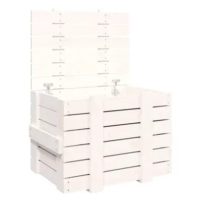 (white, x 40.5 x cm) vidaXL Solid Wood Pine Storage Box Blanket Box Multi Colours 58/91x40.5x42 