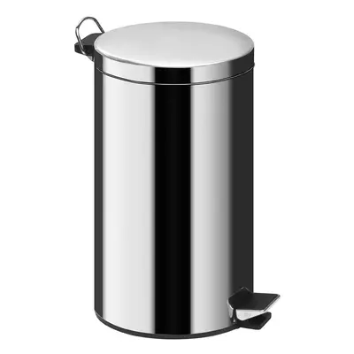 20 Ltr Mirror Polished Stainless Steel Pedal Bin