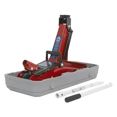 Short Chassis Trolley Jack - 2000kg Limit - 380mm Max Height - Case - Red