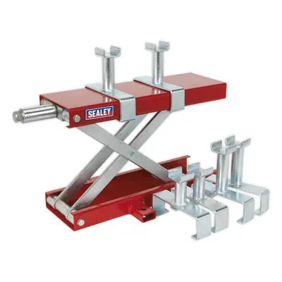 Motorcycle Scissor Support Stand - Sliding Pin Carriers - 300kg Capacity