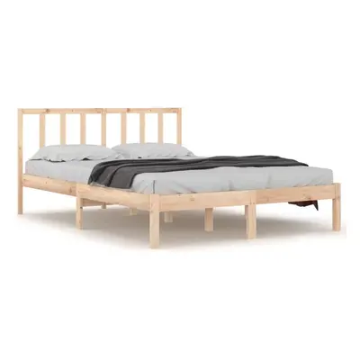 (brown, x cm) vidaXL Solid Wood Pine Bed Frame Wooden Bedstead Bed Base Multi Colours/Sizes