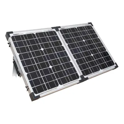 (40w Portable) 40W/60W/100W Portable Mono Folding Solar Panel Battery Charger Camping Caravan