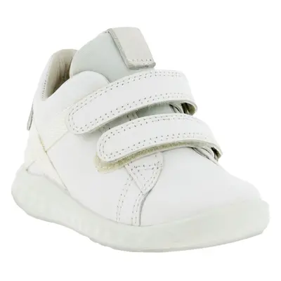 (5.5K (22EU) UK, White) ECCO Infants Kids SP.1 Hook & Loop Leather Trainers Sneakers Shoes - Whi