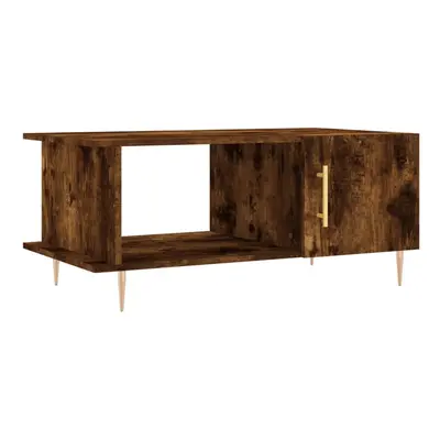 (smoked oak) vidaXL Coffee Table Side Table Sofa Couch Table Sonoma Oak Engineered Wood