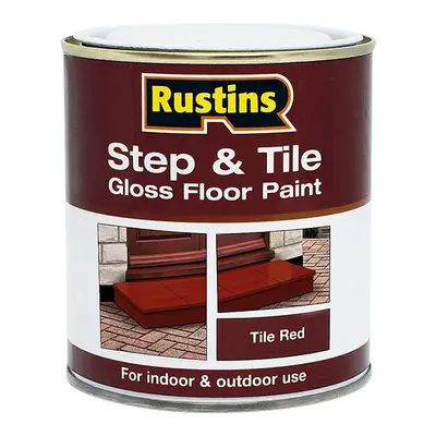 Rustins Step & Tile Paint Gloss Red 2.5 Litre RUSSTPGR25L