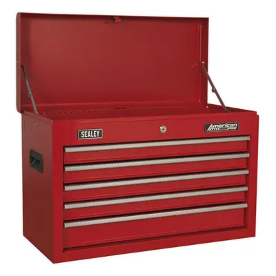 660 x x 430mm RED Drawer Topchest Tool Chest Storage Unit - High Gloss