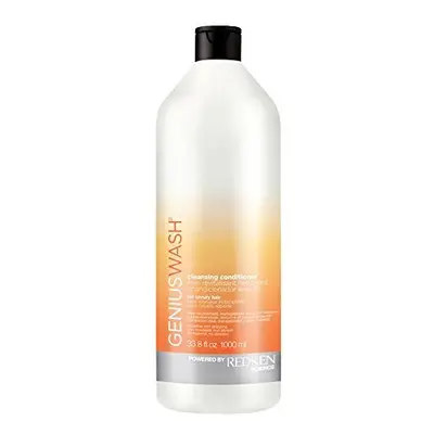 Redken Genius Wash Cleansing Conditioner for Unruly Hair 33.8 Ounce