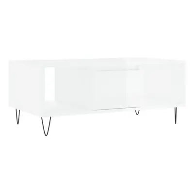 (high gloss white) vidaXL Coffee Table Side Table End Accent Telephone Sofa Table Engineered Woo