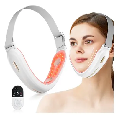 V-Face Shaping Massager Electric, ANLAN EMS Double Chin Reducer