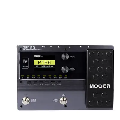 (UK Plug) Digital Tube AMP Modelling Guitar Multi-Effects Pedal Processor AMP Models Effect Type