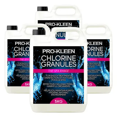 (4 x 5KG) ProKleen Stabilised Chlorine Granules