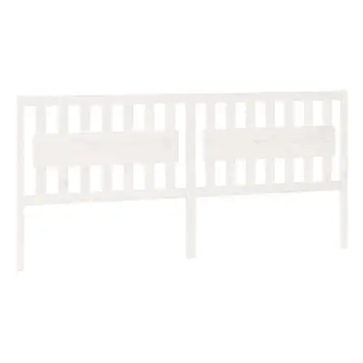 (white, 205.5 x x cm) vidaXL Bed Headboard Home Bedroom Decorative Bed Header Panel Solid Wood P