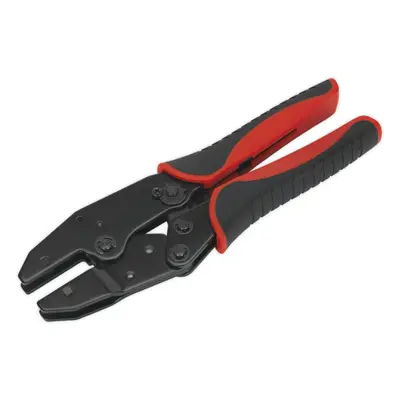 Ratchet Crimping Tool Without Jaws - Steel Construction - Soft Grip Handles