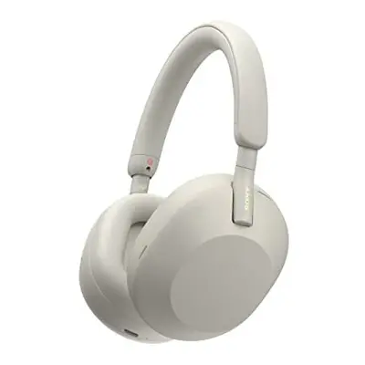 Sony WH-1000XM5 Wireless Noise-Canceling Over-Ear Headphones (Silver)