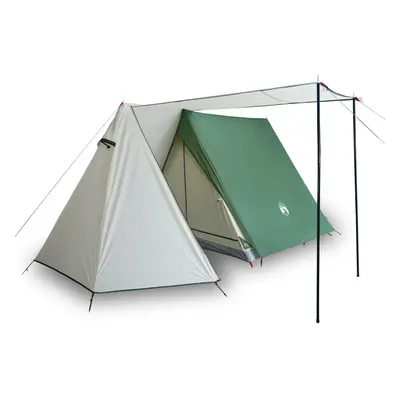 vidaXL Camping Tent Persons Dome Tent Lightweight Tent Green 185T Taffeta