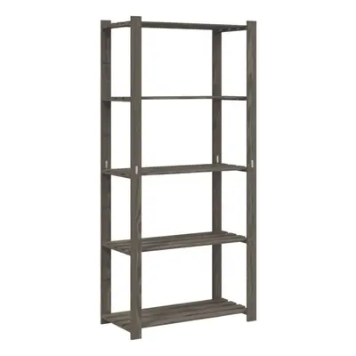 (grey, x x cm) vidaXL Storage Rack Storage Units Shelf Industrial Shelving Solid Pinewood