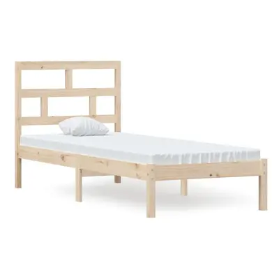 (brown, x cm) vidaXL Bed Frame Bed Base Bedstead Bedroom Mattress Foundation Solid Wood Pine