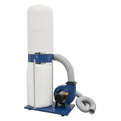 230V Dust & Chip Extractor - 2hp Mobile Workshop Extractor - 2m x 100mm Ducting