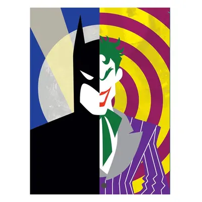 Batman Half Half The Joker Canvas Print