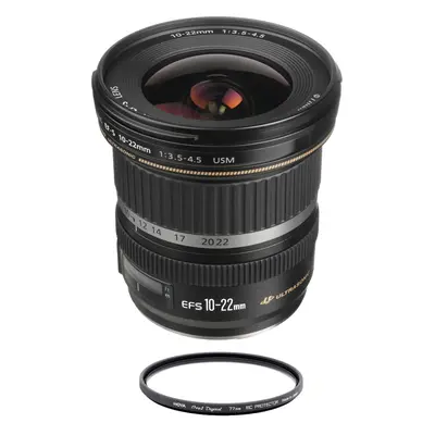 CANON EF-S 10-22mm F3.5-4.5 USM + HOYA 77mm PRO 1D Protector