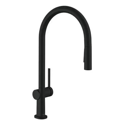 Hansgrohe Talis Kitchen Sink Mixer Tap Single Lever Pull Spout sBox Matt Black