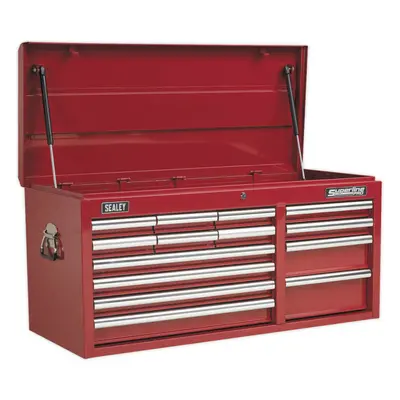 1025 x x 490mm RED Drawer Topchest Tool Chest Lockable Storage Cabinet