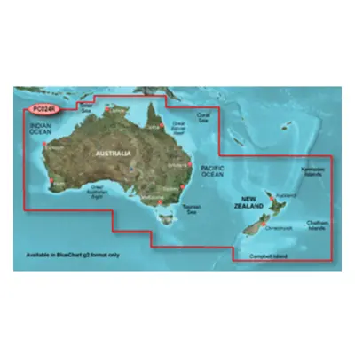 Garmin BlueChart® g2 HD - HXPC024R - Australia & New Zealand - microSD™/SD™