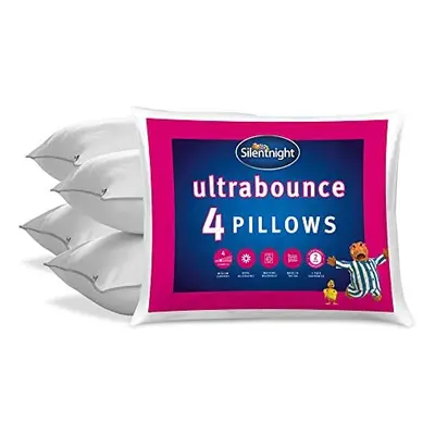 Silentnight Luxury Ultrabounce Pillow Pack â Pack of Soft/Medium Support Bed Pillows with Luxu