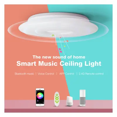 OFFDARKS Smart Ceiling Light LXD-XG36-SP WIFI Voice Control Bluetooth Speaker APP Remote Control