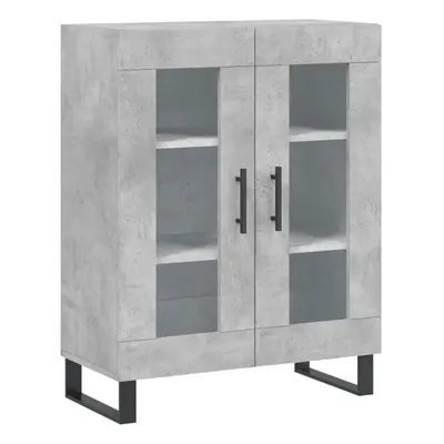 vidaXL Sideboard Storage Side Cabinet Cupboard Concrete Grey Engineered Wood