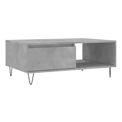 (concrete grey) vidaXL Coffee Table Side Table End Table Sofa Table Black Engineered Wood