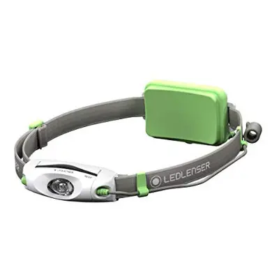 NEO4 Green Battery Operated LED Head Torch, Super Bright Lumens Headlamp, Water Resistant (IP57)