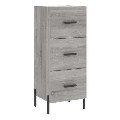 vidaXL Sideboard Storage Side Cabinet Cupboard Grey Sonoma Engineered Wood