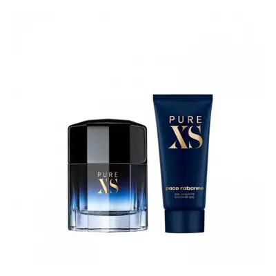 Paco Pure Xs Pcs Set For Men: 3.4 Eau De Toilette Spray + 3.4 Shower Gel (Metal Box)