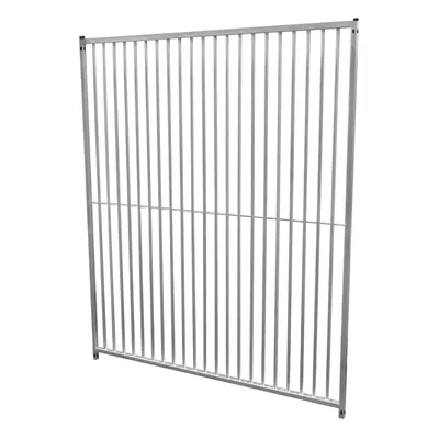 Dog Run Panels Galvanised Steel Pen Fence Outdoor 1.84m x 1.5m