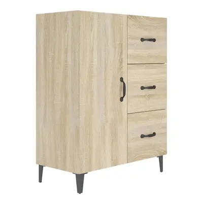 (sonoma oak) vidaXL Sideboard Engineered Wood Home Organiser Drawer Cabinet Multi Colours