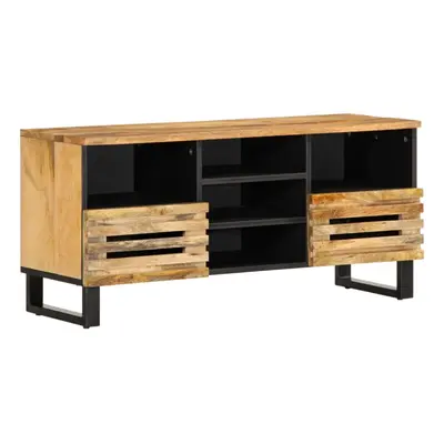 vidaXL TV Cabinet TV Stand Entertainment Centre TV Unit Solid Wood Rough Mango