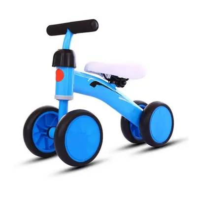 (Blue) Sports Kids Balance Bike Push Trainer Toddler Bicycle Baby Walker Ride On Slider Developm