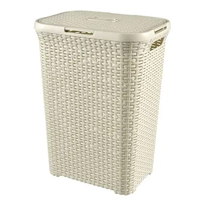 Curver Style Litre Laundry Hamper, Vintage White