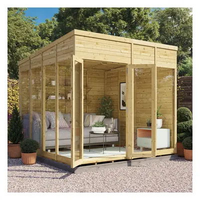 (8x8 - 11mm Thickness) Switch Pent Tongue and Groove Summerhouse