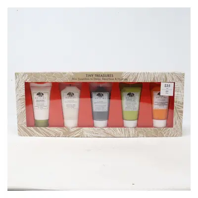 Origins Tiny Treasures Mini Essentials To Detox, Resurface, Hydrate New With Box