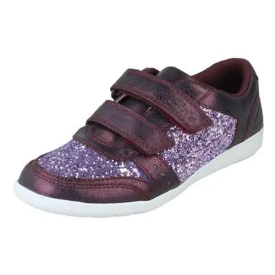 (Purple, UK 11.5 Child) Unisex Childrens Clarks Casual Trainers Scape Spirit