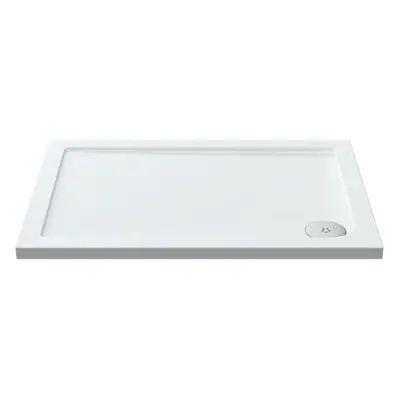 1000mm x 700mm Premium Rectangular Shower Tray - White