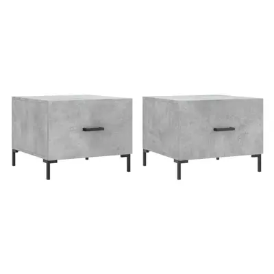 (concrete grey) vidaXL Coffee Table Side Table Sofa Table Telephone Table Engineered Wood