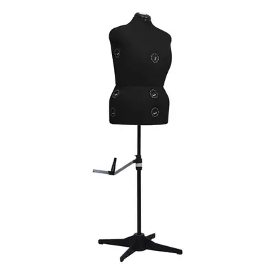 vidaXL Adjustable Dress Form Female Black Size Dressmaking Mannequin